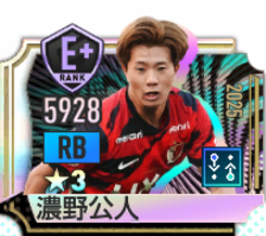 濃野公人の選手画像