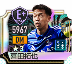喜田拓也の選手画像