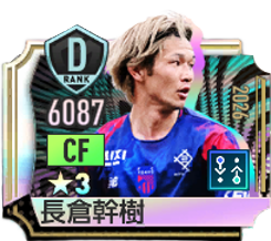 長倉幹樹(2026)の選手画像